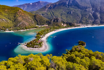 Wall Mural - Aerial view of Oludeniz in district of Fethiye, Mugla, Turkey