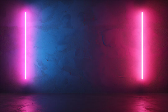 Neon Background, red and blue neon background, you tube studio background, YouTube thumbnail background  