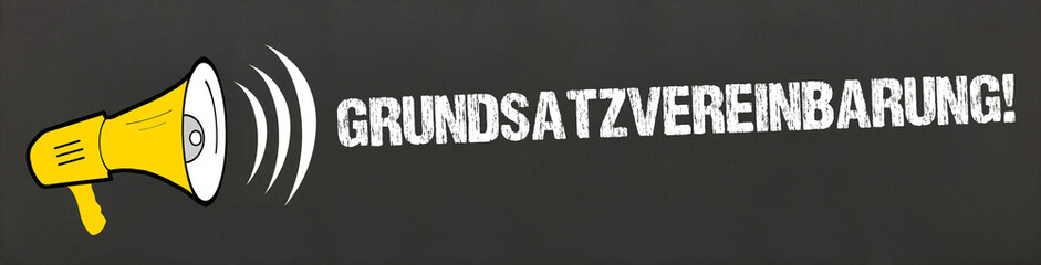 Sticker - Grundsatzvereinbarung!