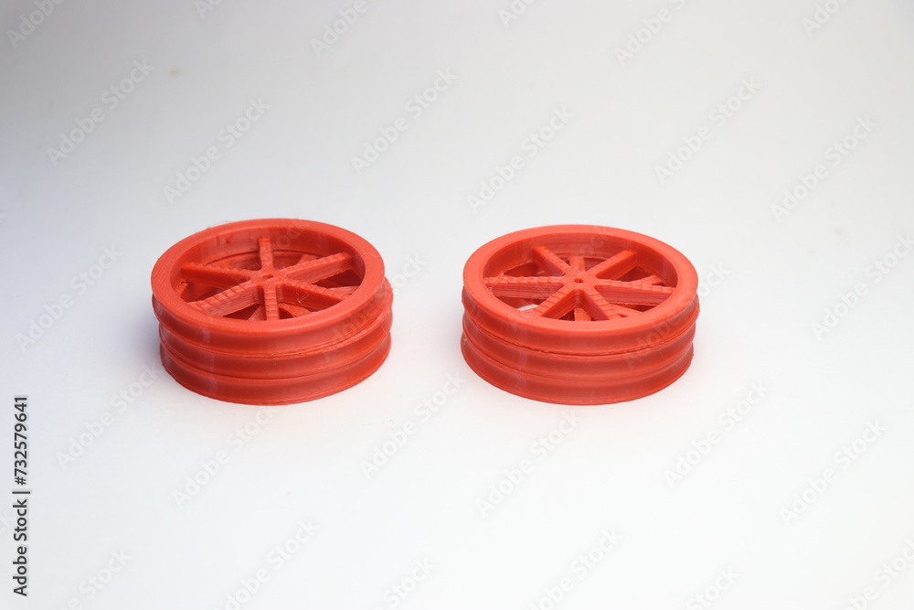 Pc Filament Wheel Rim Set of wheels for hobby electronic projects printed with pla filament ...