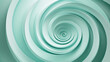 © Jan - Mesmerising mint green spiral design radiating with bold, seamless curves.