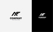 AF initial logo concept monogram,logo template designed to make your logo process easy and approachable. All colors and text can be modified