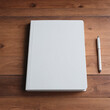 © umut hasanoglu - Blank book cover mockup template