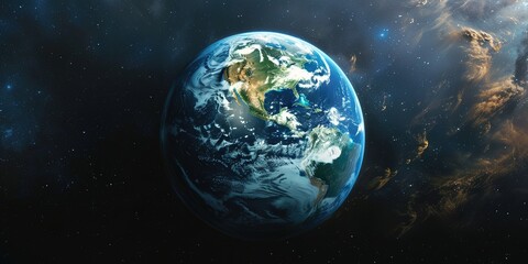 Wall Mural - earth in space