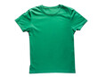 grünes Tshirt isoliert auf weißen Hintergrund, Freistelle