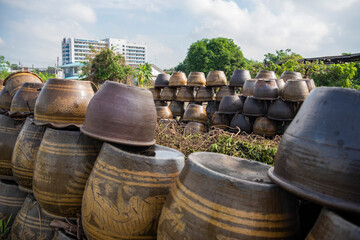 Canvas Print - THAILAND RATCHABURI POTTERY CERAMICS