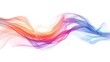 © ColdFire - Bright and dynamic abstract design. Smooth wavy pattern with a combination of warm and cool colors of orange, pink, purple and blue