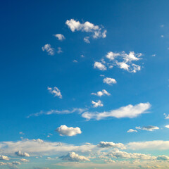 Wall Mural - Blue sky and white clouds