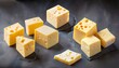 holey and plain cheese cubes set paths