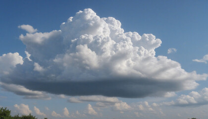 Canvas Print - white cloud cut out