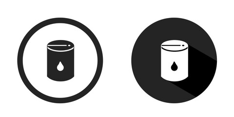 Wall Mural - Oil barrel logo. Oil barrel icon vector design black color. Stock vector.