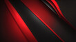 Abstraktes Rot und Schwarz sind helle Muster mit einem Farbverlauf mit Bodenwand, Metallstruktur, weichem Tech-Hintergrund, diagonalem Hintergrund, schwarz, dunkel, elegant, sauber und modern.