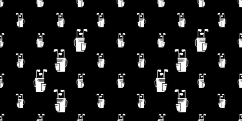 Wall Mural - Caddy Bag Icon Seamless Pattern Y_2202001