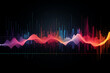 © Tommyview - Sound waves modern sound equalizer. Radio wave icons. Volume level symbols. Music frequency. Abstract digital equalizers for music application