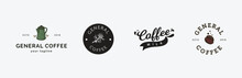 Set Of Elements Coffee Icon Vector Illustration