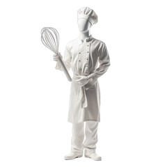 Canvas Print - Chef Uniform Display in Mannequin