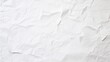 © Dashbow - White crumpled paper texture background.