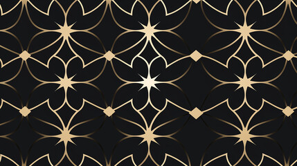 Wall Mural - luxury ramadan background. abstract background with traditional ornament on dark background