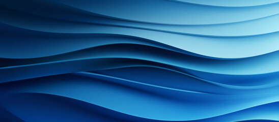 Wall Mural - 3d blue gradient background