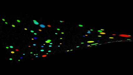 Wall Mural - futuristic crossing of two galaxies. beautiful illustration of creating a science concept. 4k. 3d an