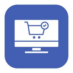 Poster - Online Cart Icon