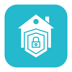 Poster - Home Security Icon