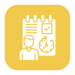 Poster - Working Time Icon