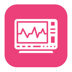 Wall Mural - Electrocardiogram Icon