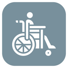 Wall Mural - Disable Aid Icon