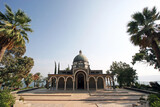 Fototapeta  - Church of the Beatitudes, the traditional place where Jesus gave the Sermon on the Mount, Galilee, Israel