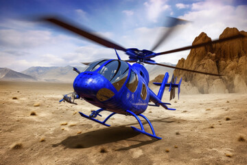 Wall Mural - Helicopter in action