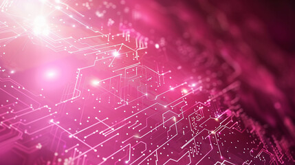 baby pink cyber and tech background