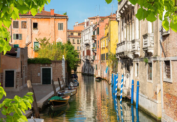 Wall Mural - Canal in the sunshine