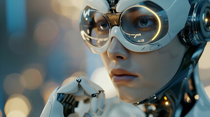 Close-up view of smart AI technology assisting with chatbots, image generation, coding, and data analysis via website or software.
