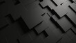 © Natawut - Abstract  3d rendering of the black geometric background , digital data background 3d render polygon.