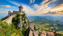 Rocca Della Guaita Castle In San Marino