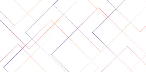 Fototapete - Abstract white purple and gold vector blueprint background with modern design. Vector futuristic architecture concept with digital geometric connection pink lines