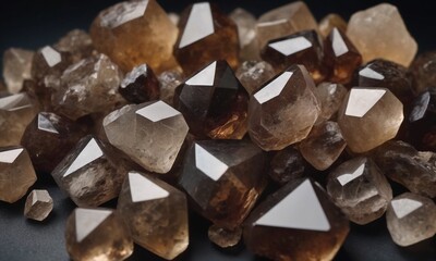 Sticker - Beautiful clusters of Smokey Quartz