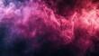 A magenta neon smoke isolated on a black background. The smoke looks like a laser, glowing and dazzling everything it illuminates. 