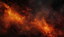 Charcoal fire background