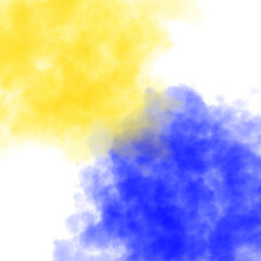 Poster - abstract colorful background yellow and blue