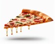 © Louis - Delicious Pizza Slice Illustration on White Background