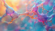 Organic scene of a kind of colorful neuronal connection