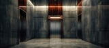 Fototapeta  - modern elevator in modern building marble walls
