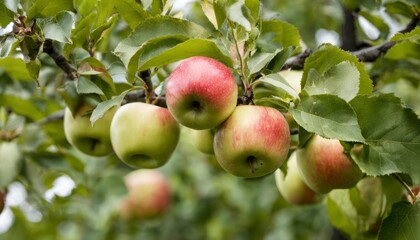 Poster - A tree full of green apples