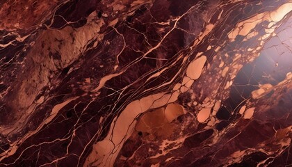 Wall Mural - Brown and bronze marble tile texture