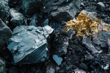 photo of a organic and inorganic matter with a carbon and a silicon