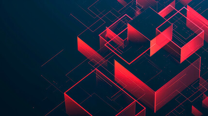 Wall Mural - abstract technology background: innovative concepts in modern ai communication and digital network t