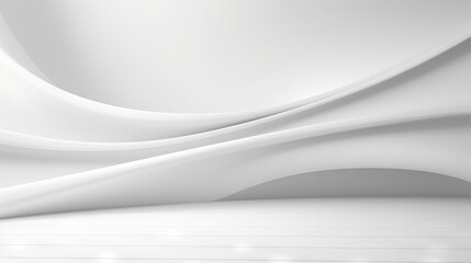 Wall Mural - elegant and modern white abstract backdrop