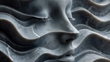 Fototapeta Storczyk - Na tym artystycznym zdjęciu widoczna jest twarz kobiety zrobiona w wypukłym marmurze 3D